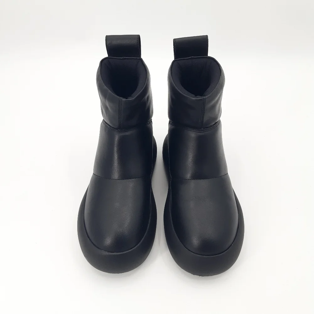 VAGABOND | Aylin Puff Boots in Black Leather